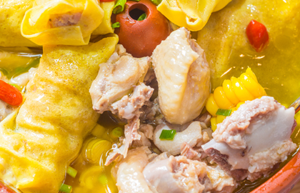 气锅排骨蒸蛋卷